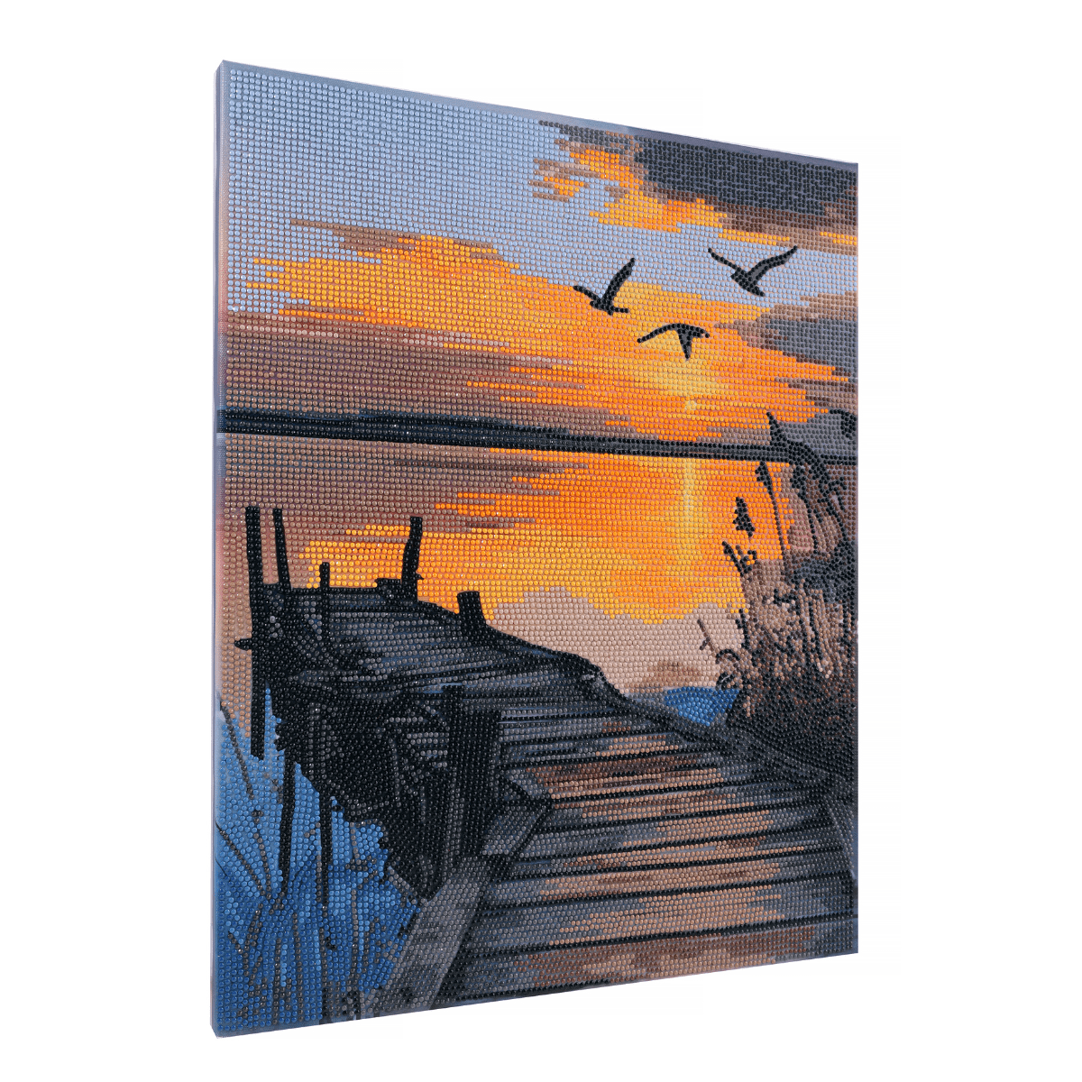 Whispers of Dusk Crystal Art Canvas Kit side