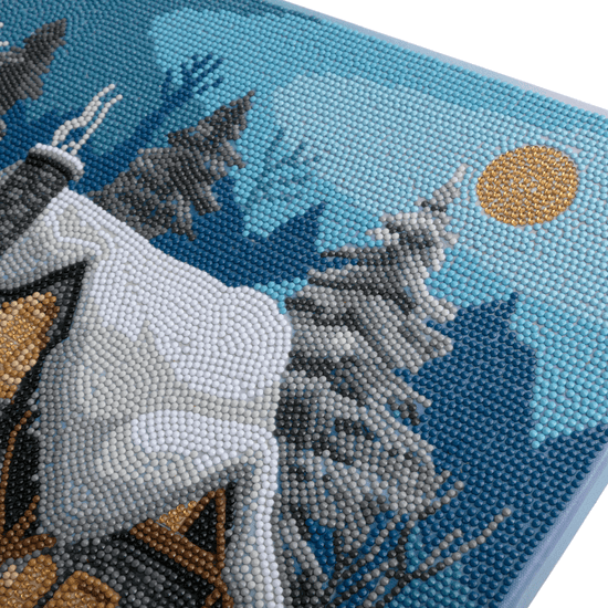 Winter Crystal Art Canvas Duo Kit 40x40cm 10