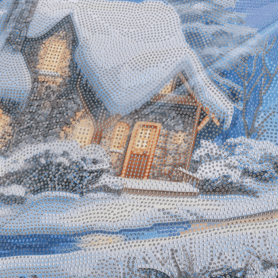 Winter Crystal Art Canvas Duo Kit 40x40cm 11