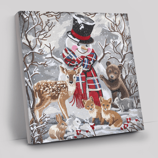 Winter Crystal Art Canvas Duo Kit 40x40cm 19