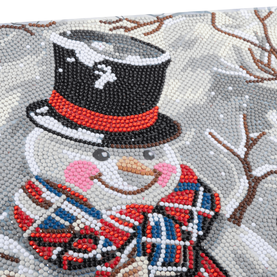 Winter Crystal Art Canvas Duo Kit 40x40cm 2