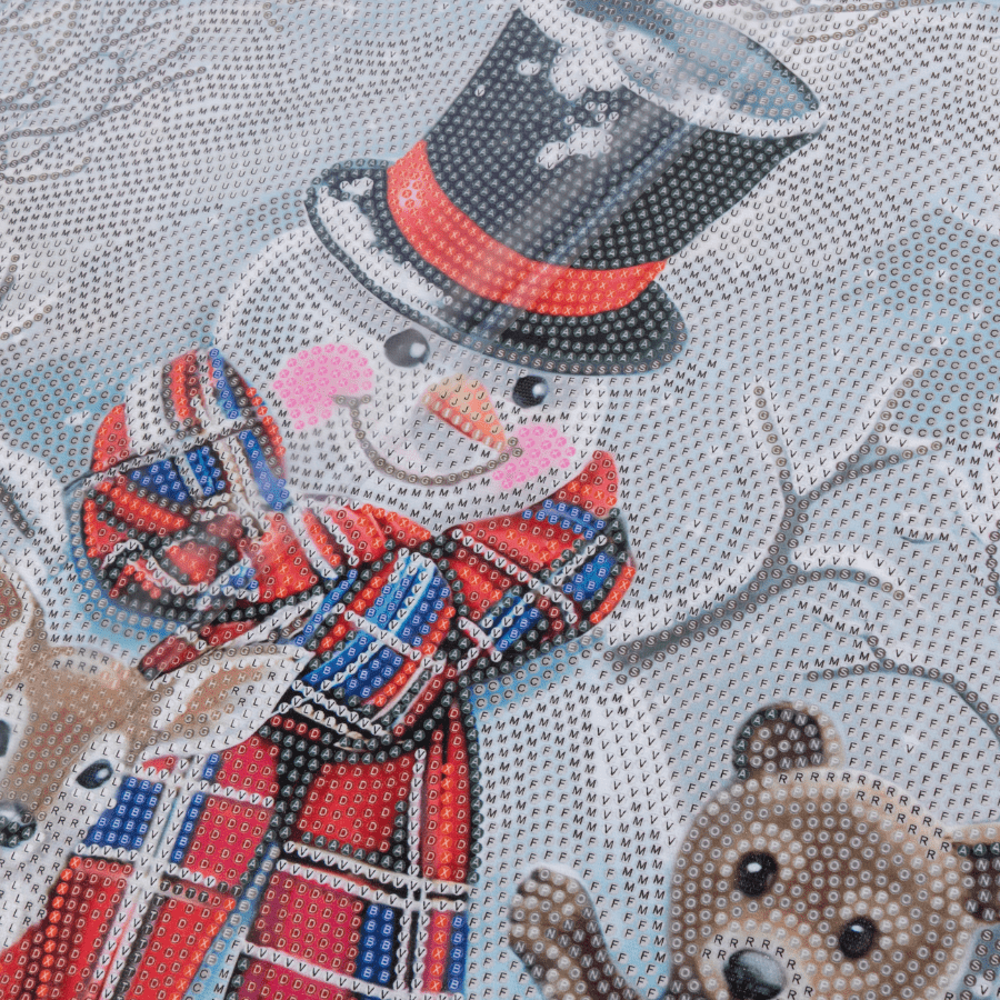 Winter Crystal Art Canvas Duo Kit 40x40cm 6