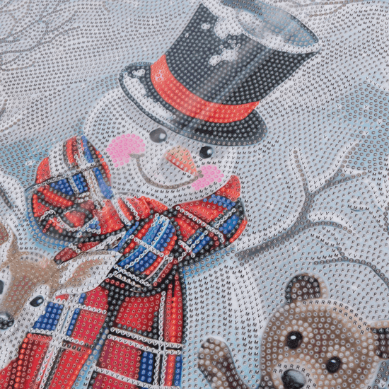 Winter Crystal Art Canvas Duo Kit 40x40cm 6