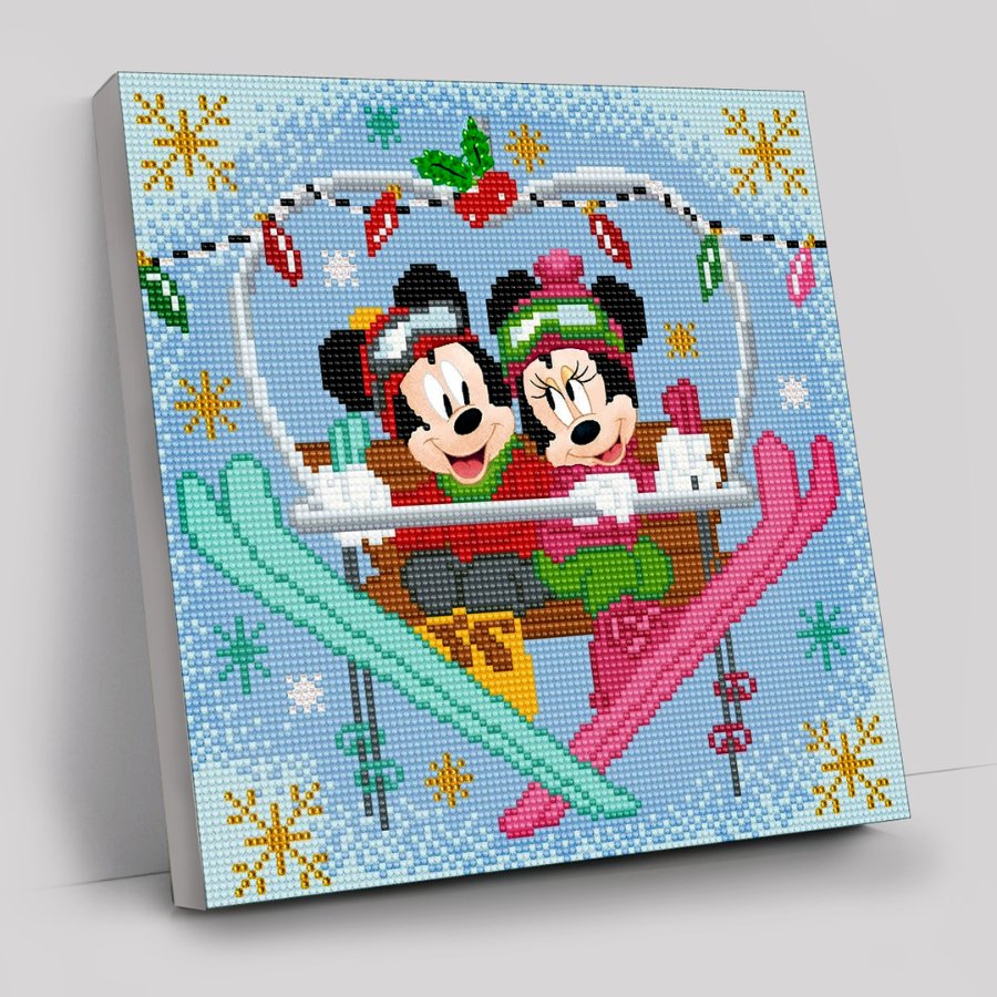 Winter Mickey Minnie Art Kit 30x30cm
