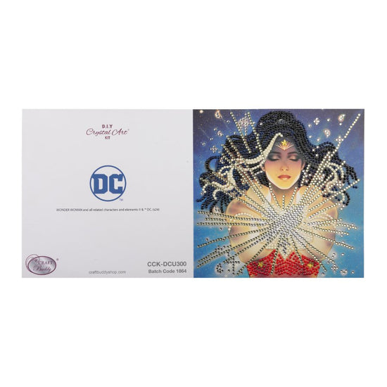 "Wonder Woman" DC Comics Crystal Art Card