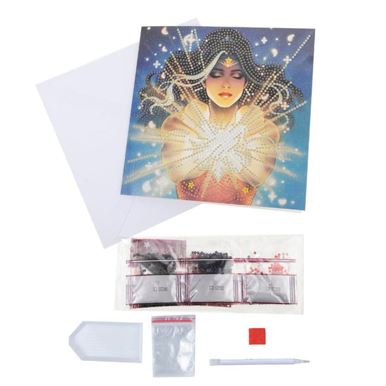 "Wonder Women" DC Comics Crystal Art Card Content