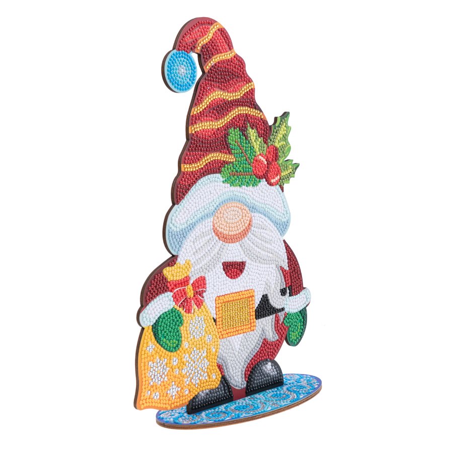 XL Buddy Mr Winter Gnome angled