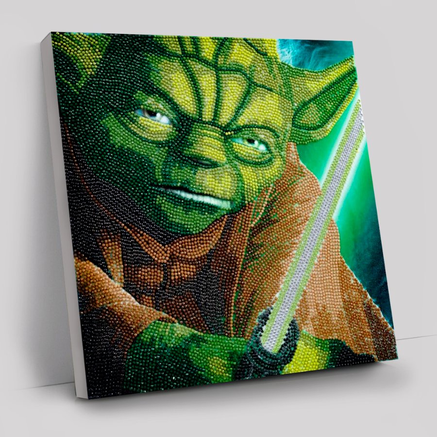 Yoda Crystal Art Kit 30x30cm