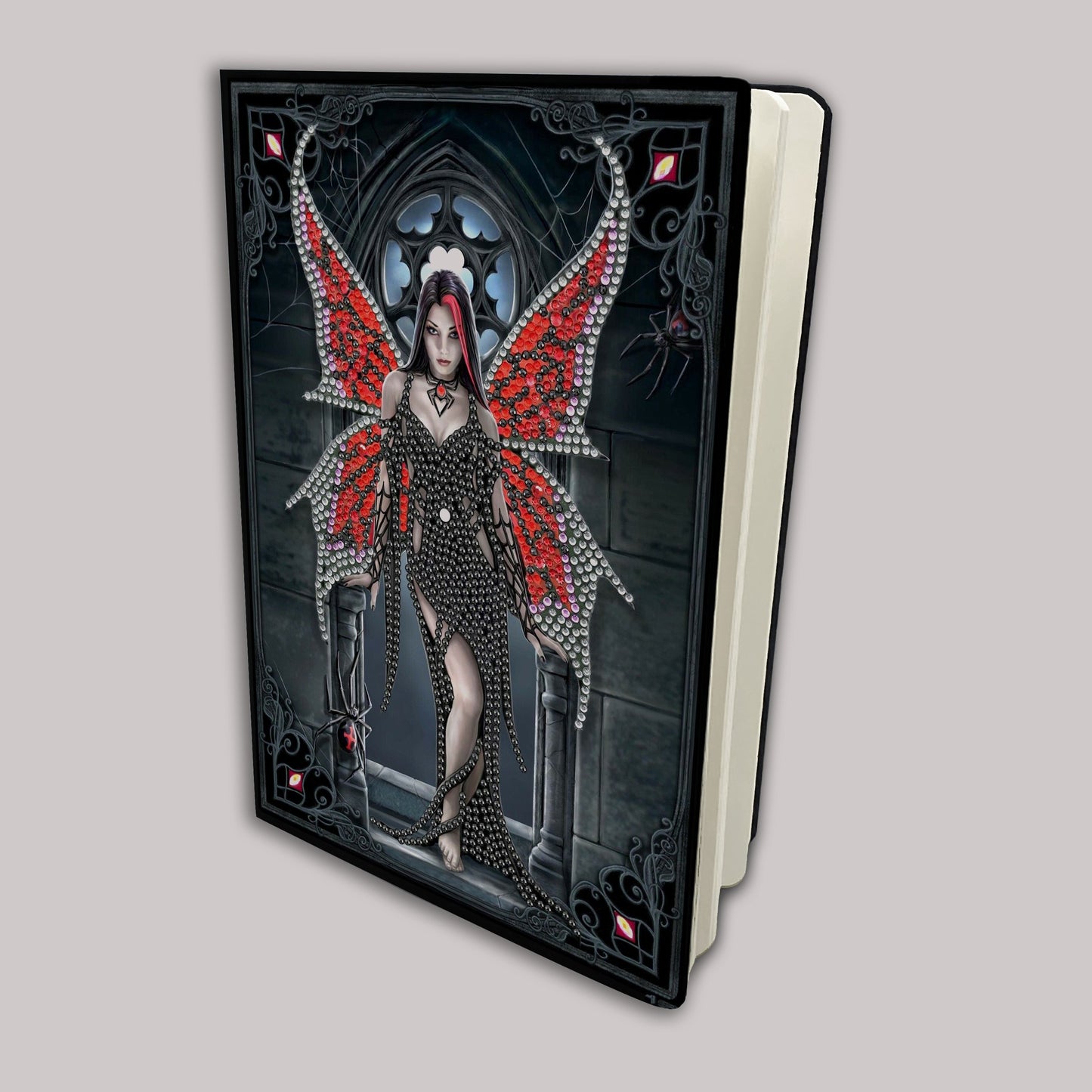 "Aracnafaria" by Anne Stokes Crystal Art Notebook 26x18cm