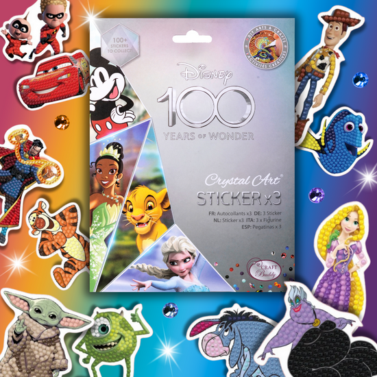 Disney 100 diamond painting sticker pack