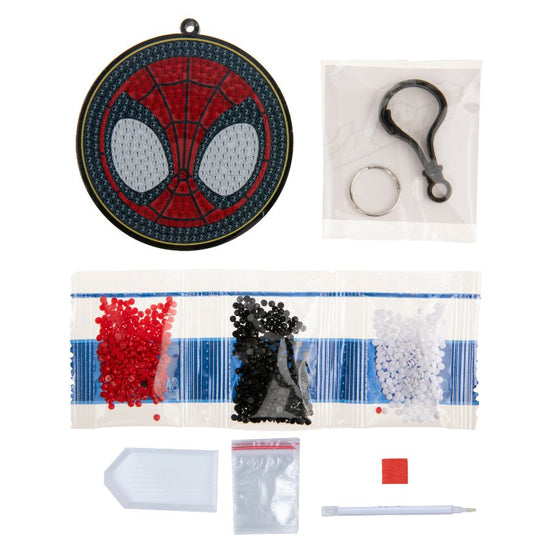 Spiderman Crystal Art Bag Charm Kit MARVEL 5