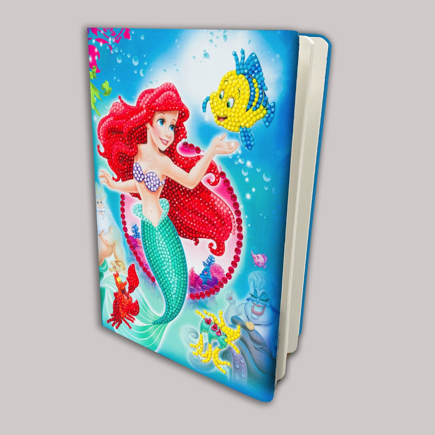 little mermaid Crystal Art Notebook