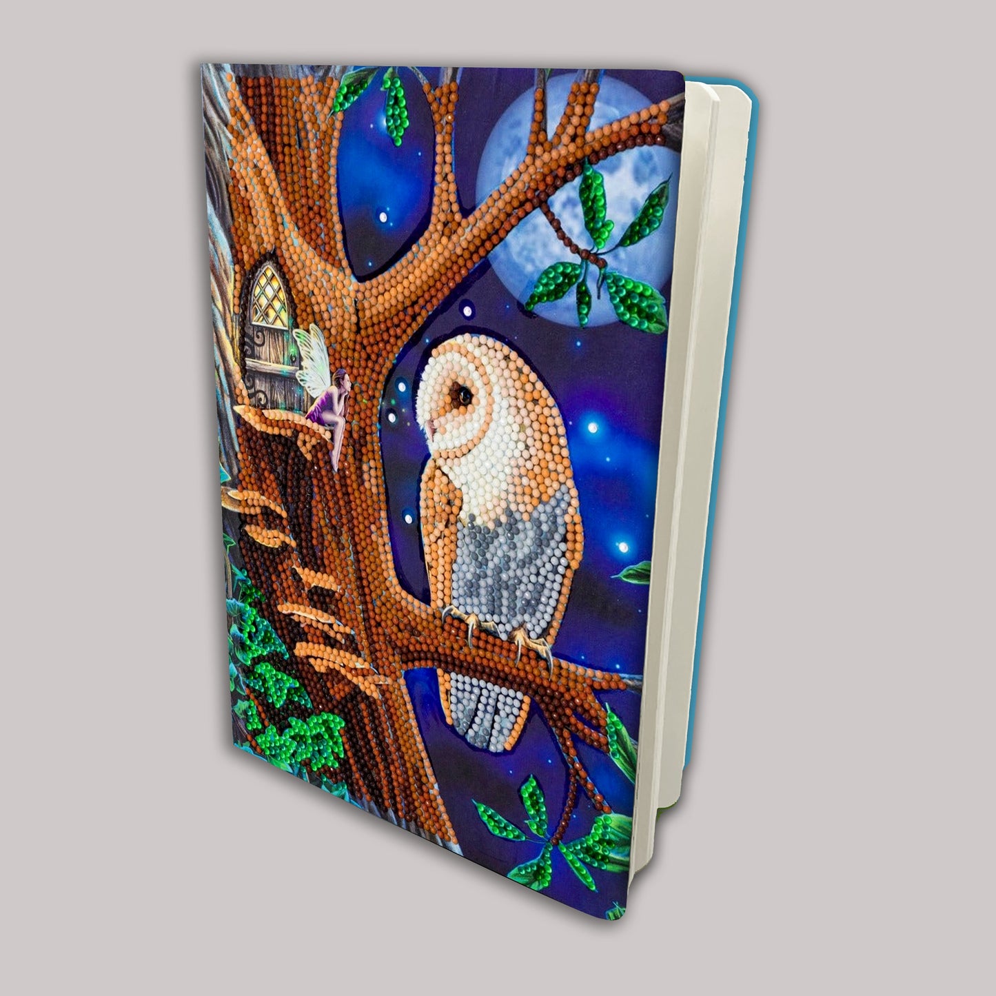 owl fairy tree Crystal Art Notebook