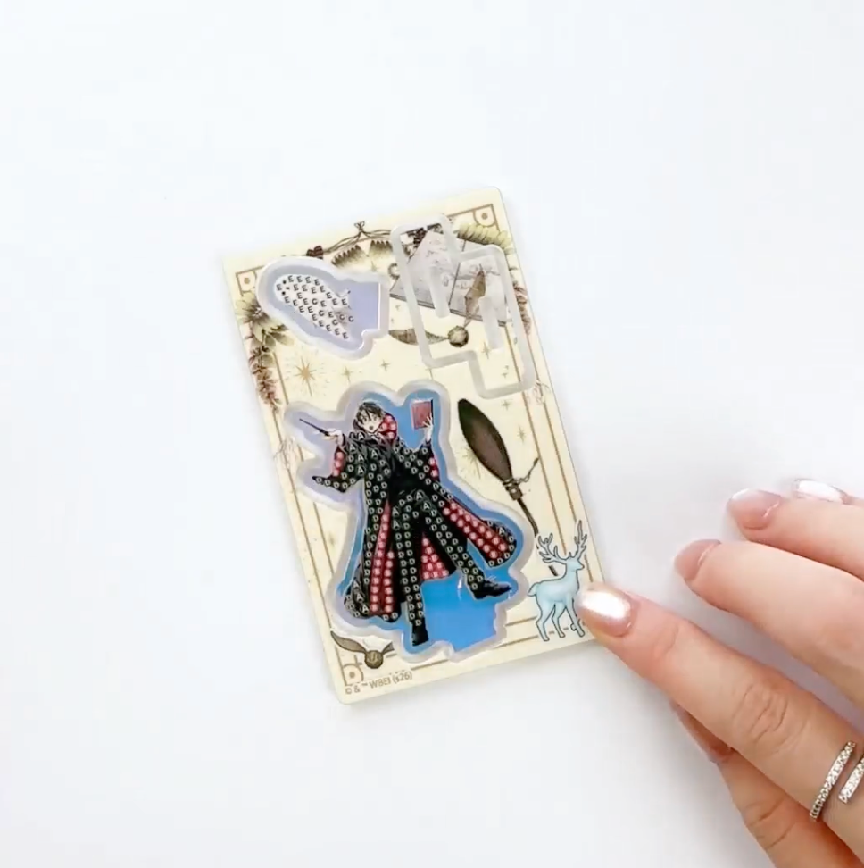 Harry Potter Hogwarts Characters Crystal Art Hidden Treasures Blind Box Kit - 6 to collect