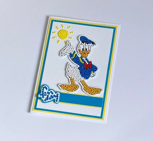Donald Duck Crystal Art A6 Stamping Set - Fun Day