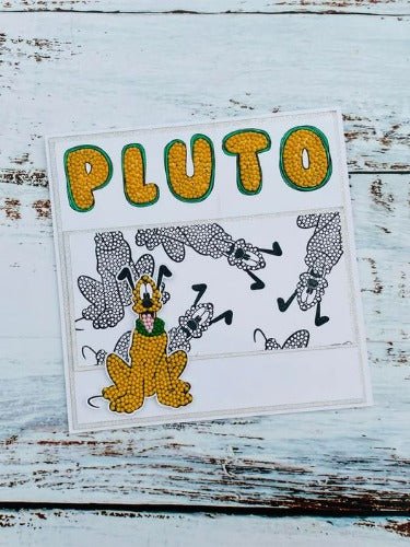Pluto Crystal Art A6 Stamping Set - Pluto