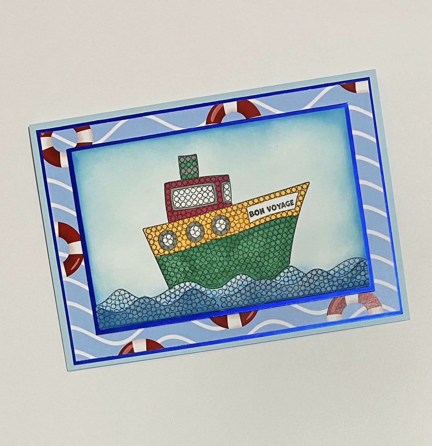 Crystal Art A6 Stamp Set - Bon Voyage