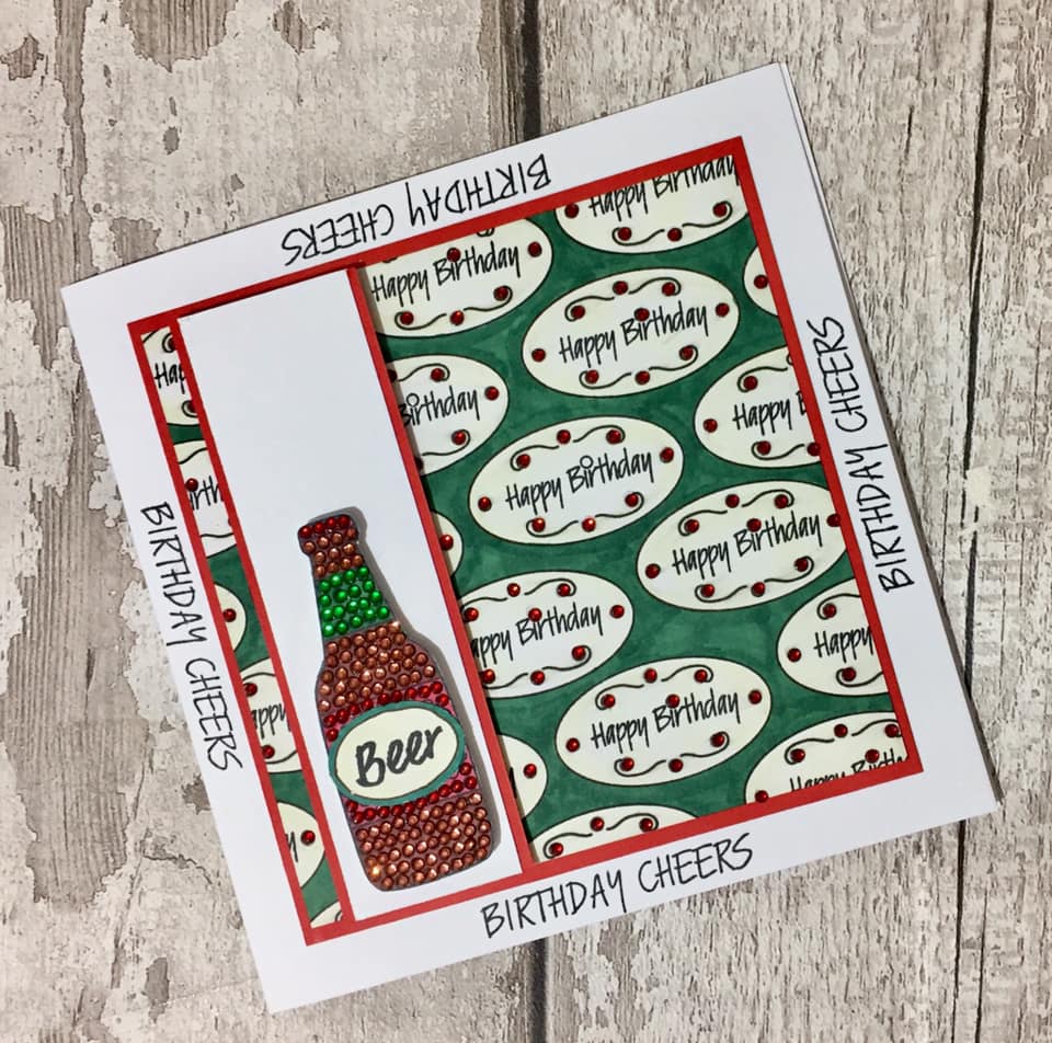 Craft Buddy Crystal Art Stamp Sets - Beer O'Clock - CCST13