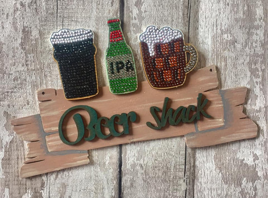 Craft Buddy Crystal Art Stamp Sets - Beer O'Clock - CCST13