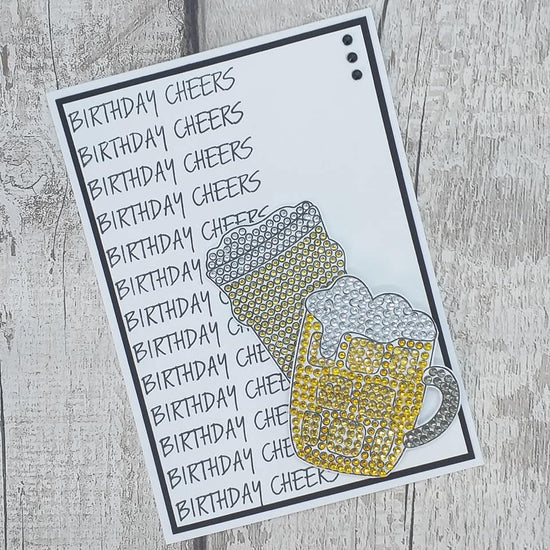 Craft Buddy Crystal Art Stamp Sets - Beer O'Clock - CCST13