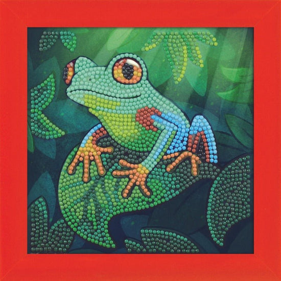 "Tree Frog" Ashley Erickson Frameable Crystal Art
