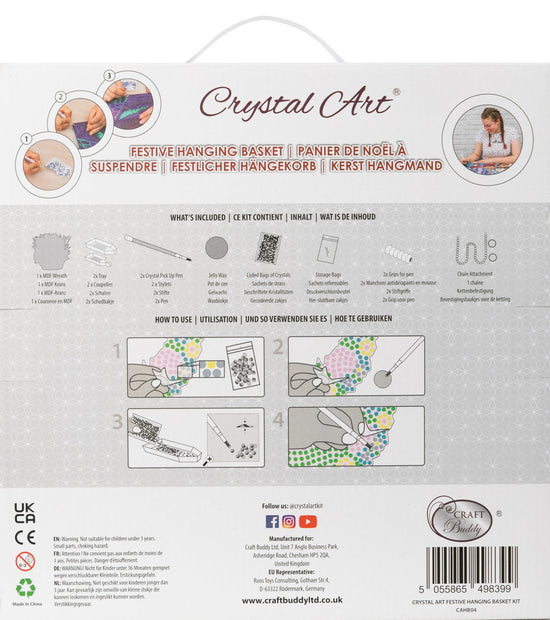 Crystal Art Hanging Basket Kits