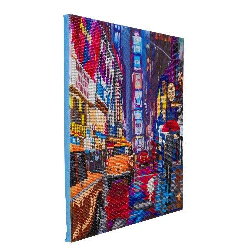 Times square crystal art canvas kit side view