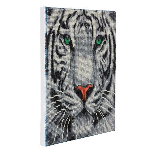 "White Tiger" Crystal Art Kit 30x30cm