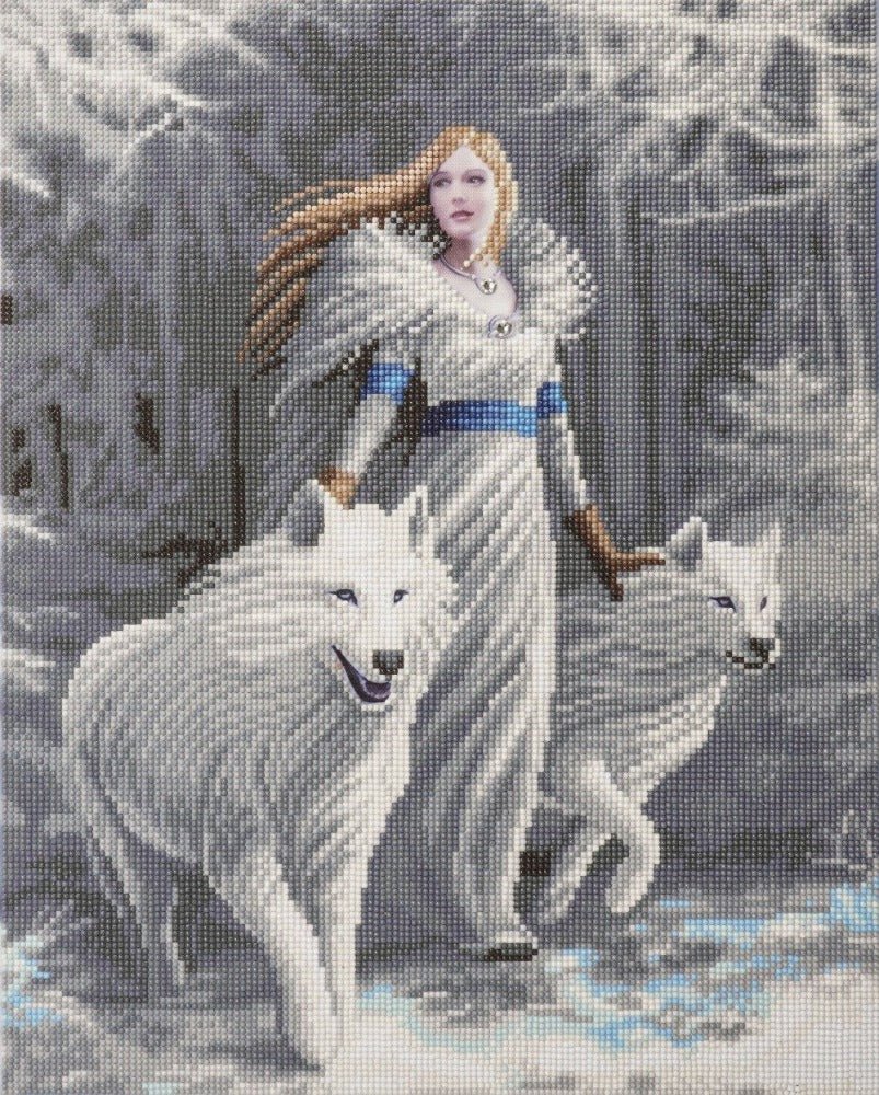 "Winter Guardians" by Anne Stokes Crystal Art Kit 40x50cm