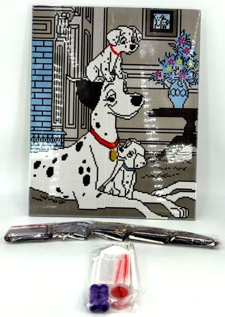 "101 Dalmatians: Pongo and Pups" Crystal Art Kit 40x50cm