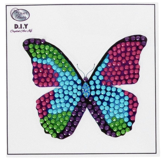 Disco Butterfly - Crystal Art Motifs (With Tools)