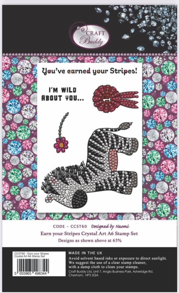 Craft Buddy Earn Your Stripes A6 Premium Stamp Set