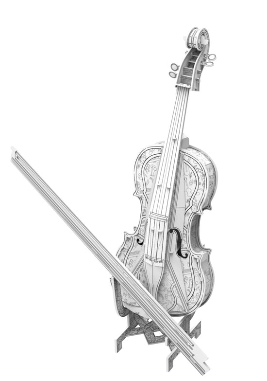 "Classic Violin" 3D Colour Me! Puzzle Kit