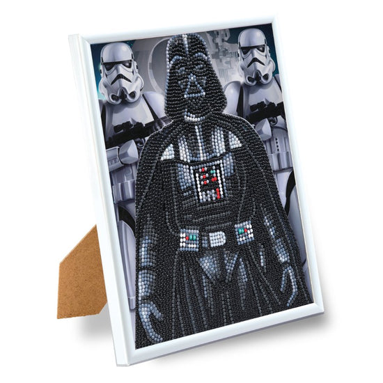 Darth Vader and Stormtroopers Crystal Art Picture Frame Kit Framed
