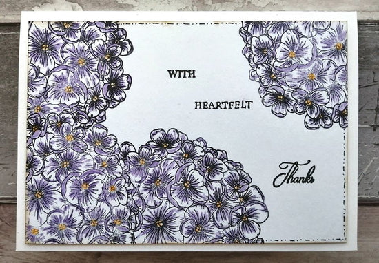 "Happy Hydrangeas" Forever Flowerz A5 Stamp Set