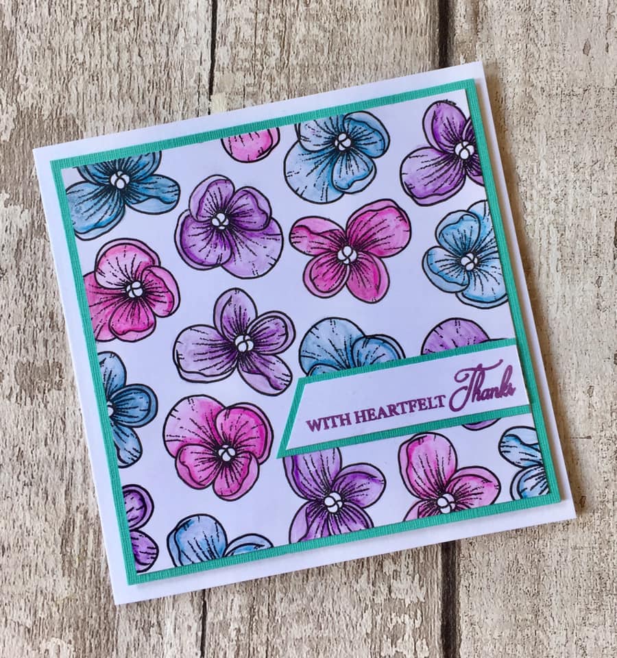 "Happy Hydrangeas" Forever Flowerz A5 Stamp Set