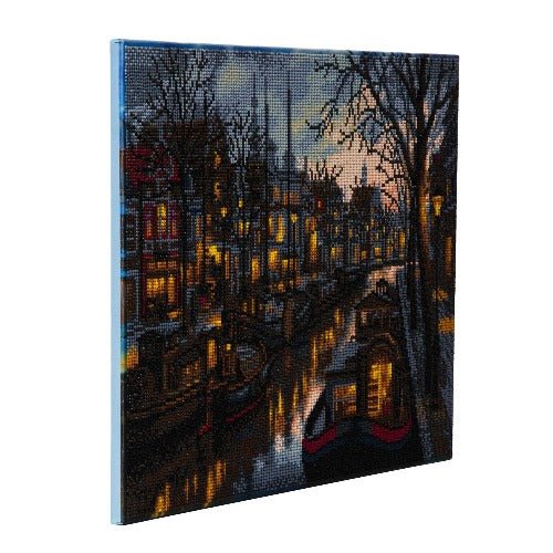 "Canal Life" Framed Crystal Art Kit 40x50cm