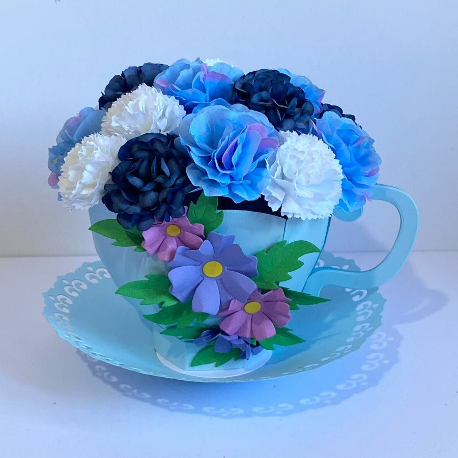 Craft Buddy Forever Flowerz Time for Tea Posy Vase die set