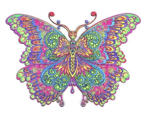 Craft Buddy A3 Wooden Puzzle - BUTTERFLY