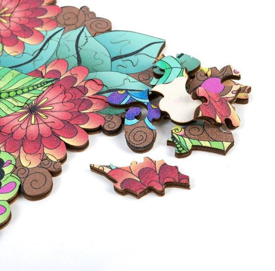 Craft Buddy A3 Wooden Puzzle - MANDALA