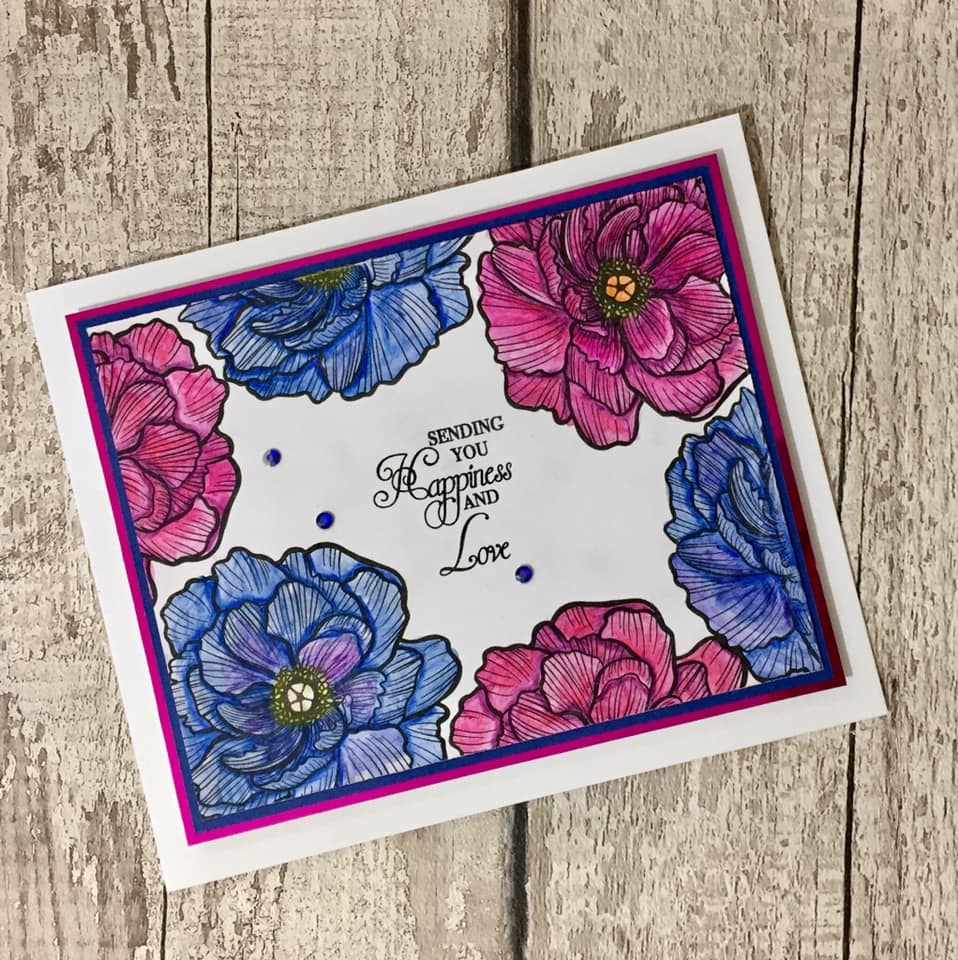 Forever Flowerz: Perfect Peonies A5 Stamp Set - FS07