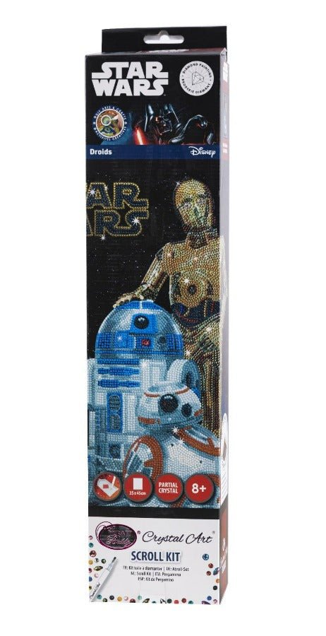 Droids, 35x45cm Crystal Art Scroll Kit