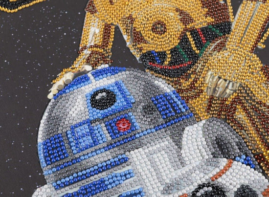 Droids, 35x45cm Crystal Art Scroll Kit