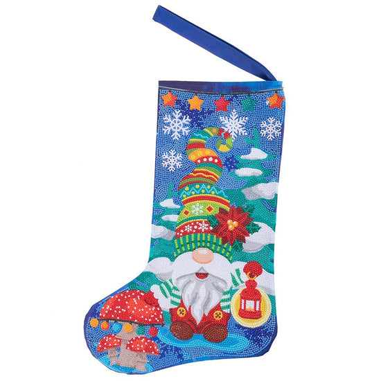 "A Gonky Christmas" Crystal Art Christmas Stocking