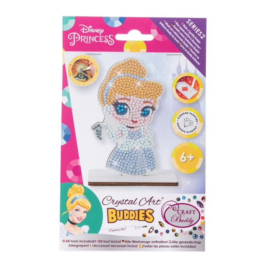 "Cinderella" Crystal Art Buddies Disney Series 2 Front Packaging