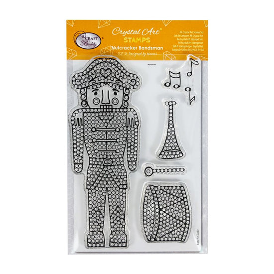 Crystal Art A6 Stamp Set - Nutcracker Bandsman Front