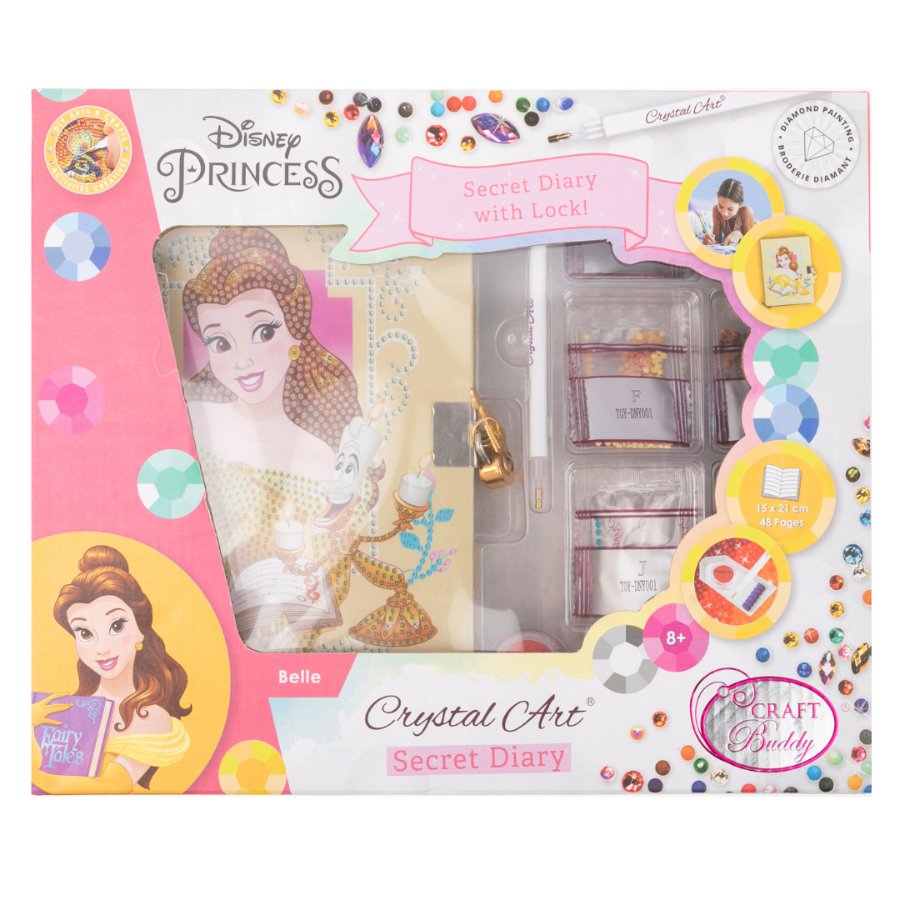 Crystal Art Secret Diary Belle Front Packaging