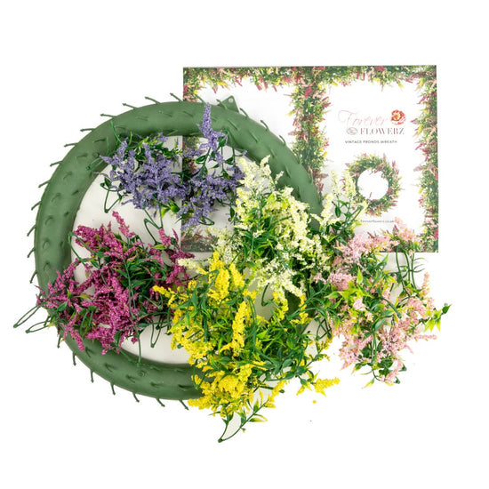 "Wild Meadow Wreath" Forever Flowerz 33cm