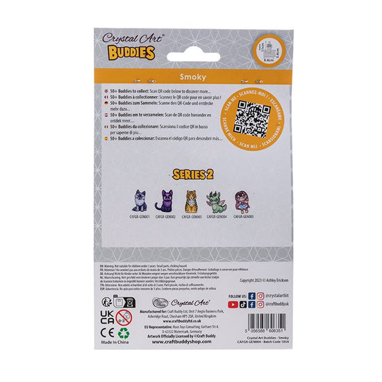 Smoky crystal art buddies series 2 back packaging